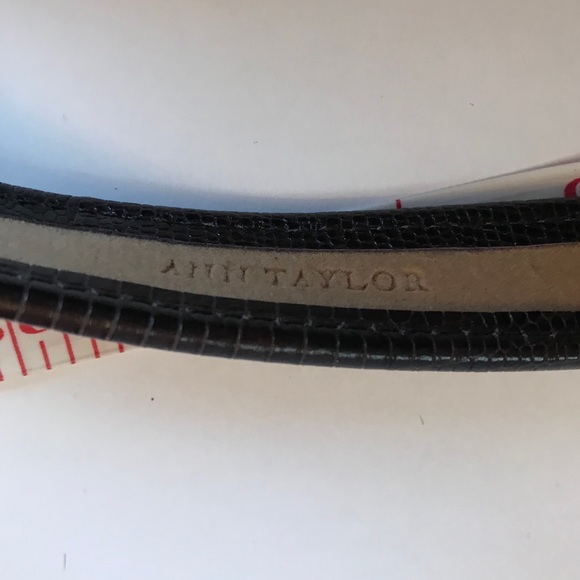 Ann Taylor Animal Print and Leather Belt - Picture 3 of 9